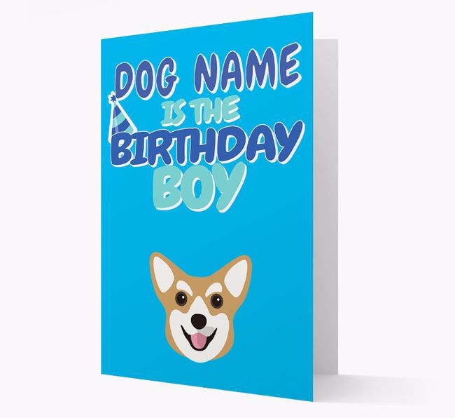 'Birthday Boy' Card with {breedFullName} Icon